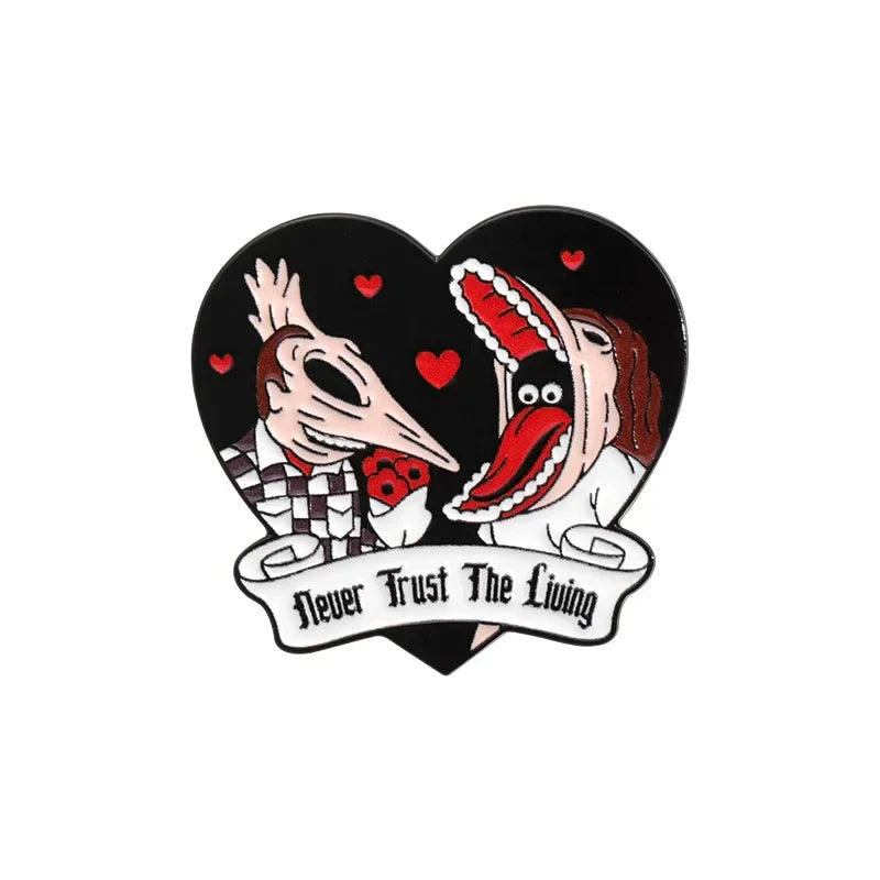 Ghost Bride Enamel Pin Horror Movie Brooch Punk Jewelry Gift