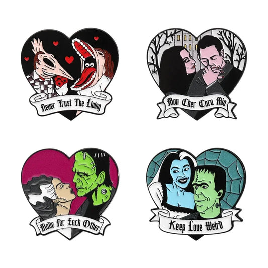 Ghost Bride Enamel Pin Horror Movie Brooch Punk Jewelry Gift