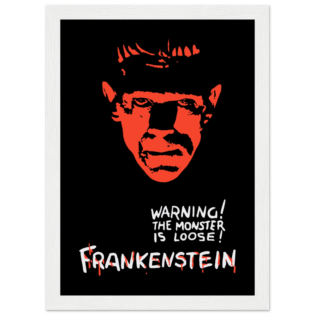 Frankenstein - 30s Sci-Fi Horror Movie Poster