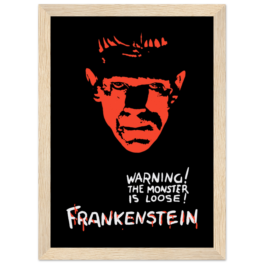 Frankenstein - 30s Sci-Fi Horror Movie Poster