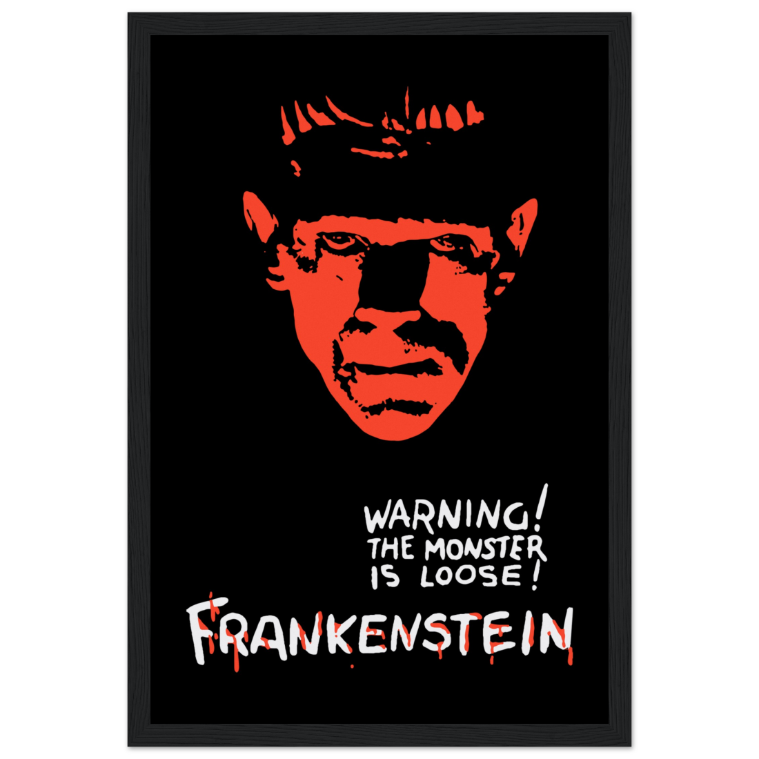 Frankenstein - 30s Sci-Fi Horror Movie Poster