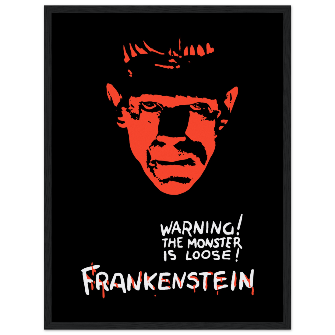 Frankenstein - 30s Sci-Fi Horror Movie Poster