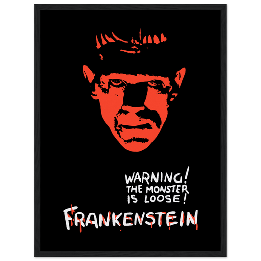Frankenstein - 30s Sci-Fi Horror Movie Poster